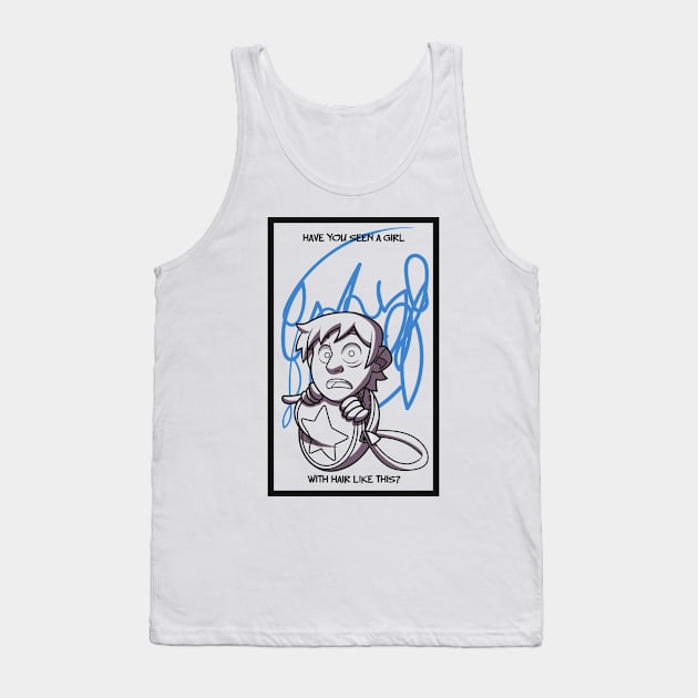 Ramona´s cozy bag Line art Tank Top by PatoT